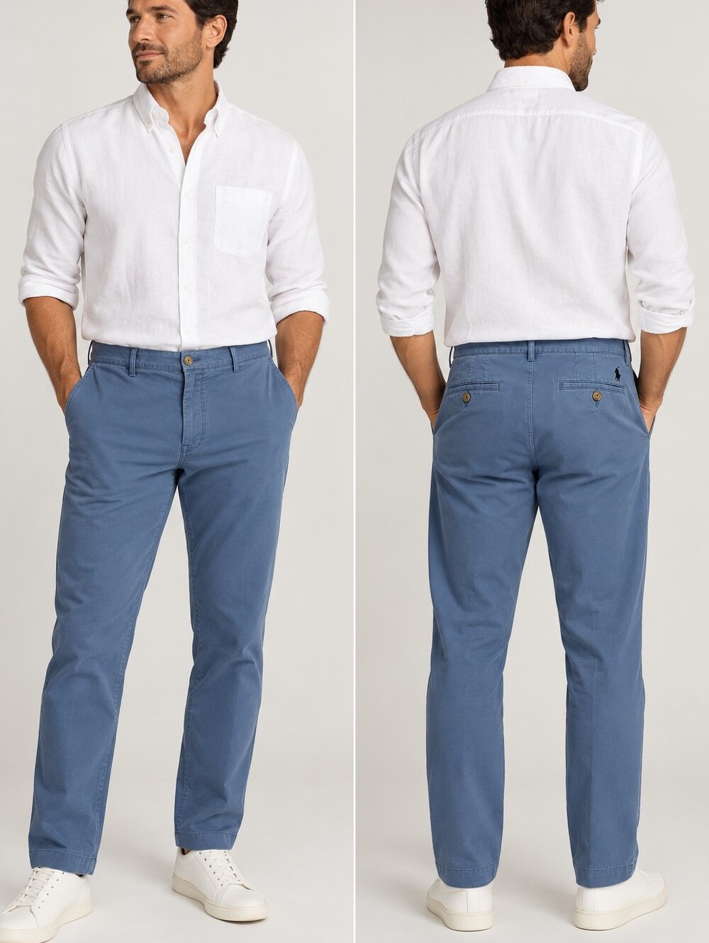 Polo Ralph Lauren Men’s Stretch Classic Fit  Chino pants in a Versatile Blue